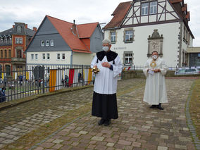Ökumenische Friedensandacht auf dem Naumburger Marktplatz